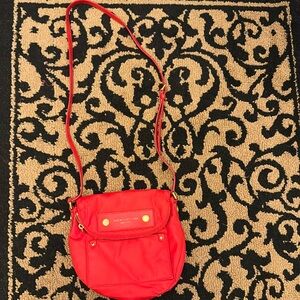 MARC BY MARC JACOBS orange nylon crossbody bag